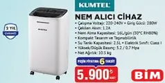 KUMTEL NEM ALMA CİHAZI KUMTEL NEM ALMA CİHAZI